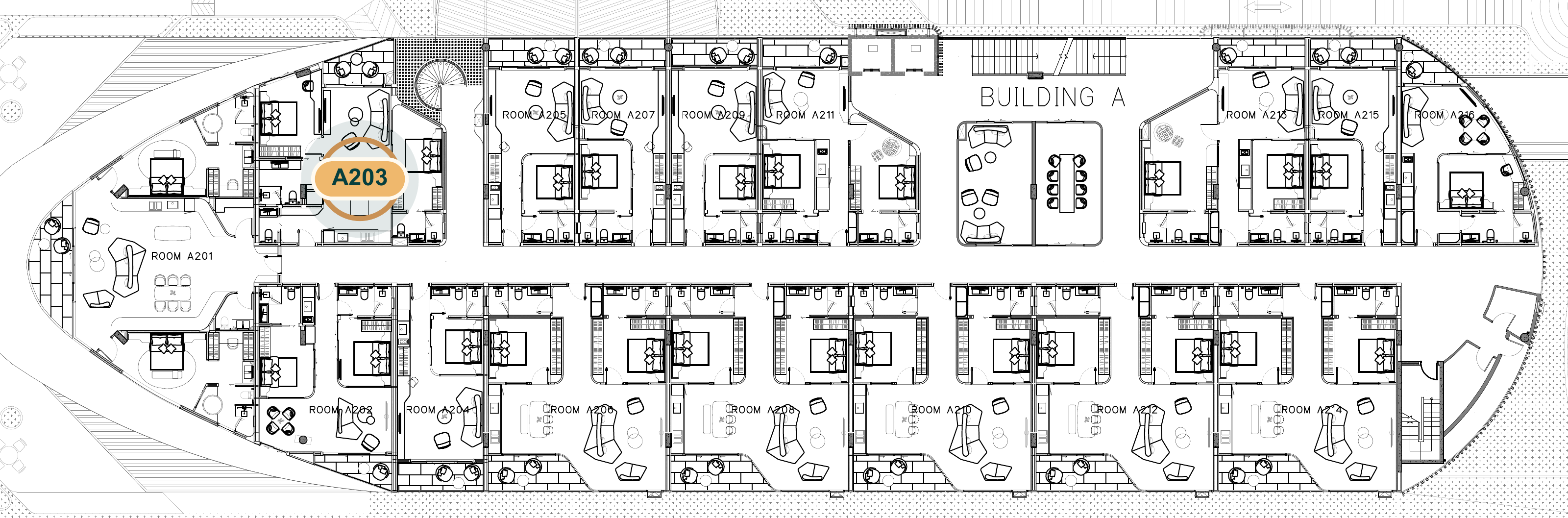 Unit location · A203