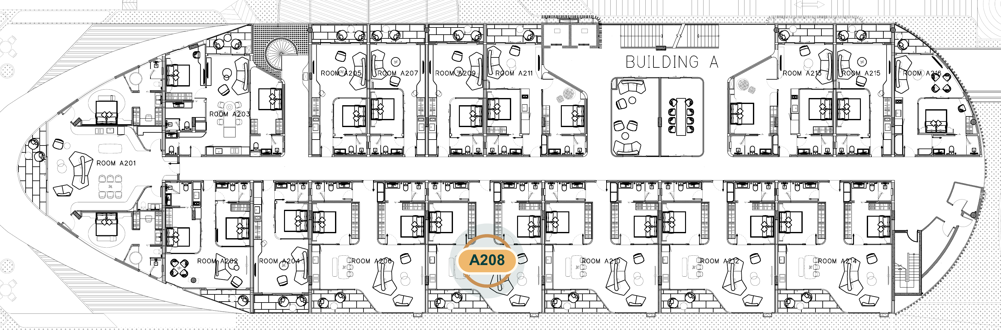 Unit location · A208