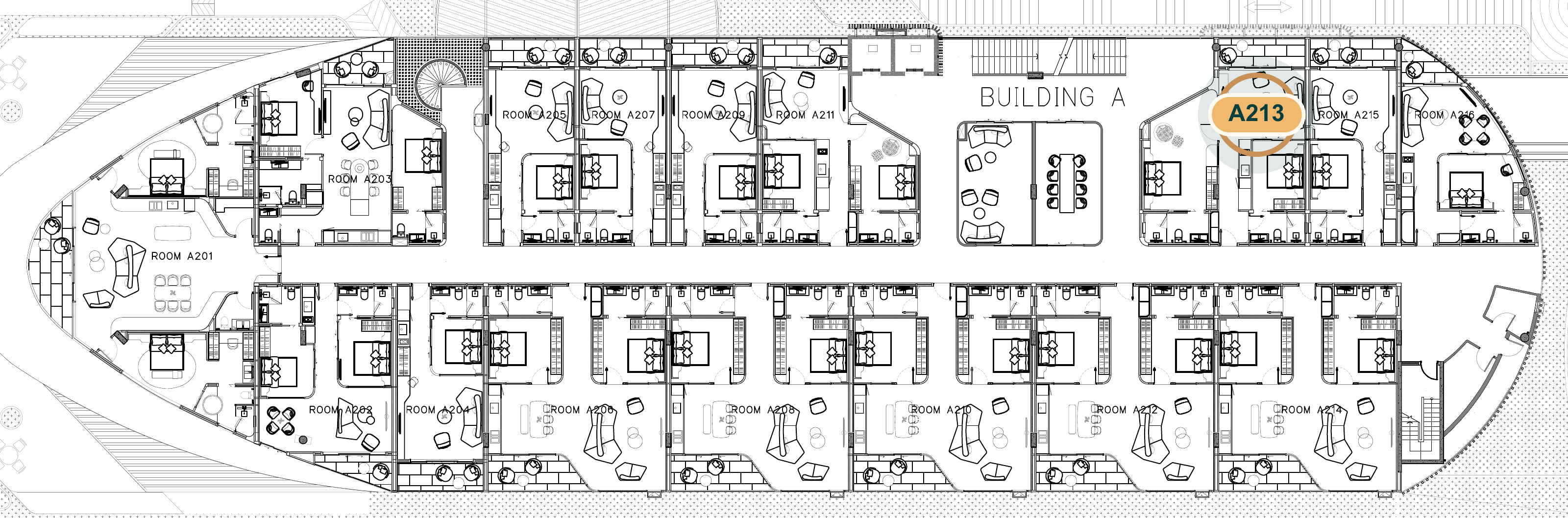 Unit location · A213