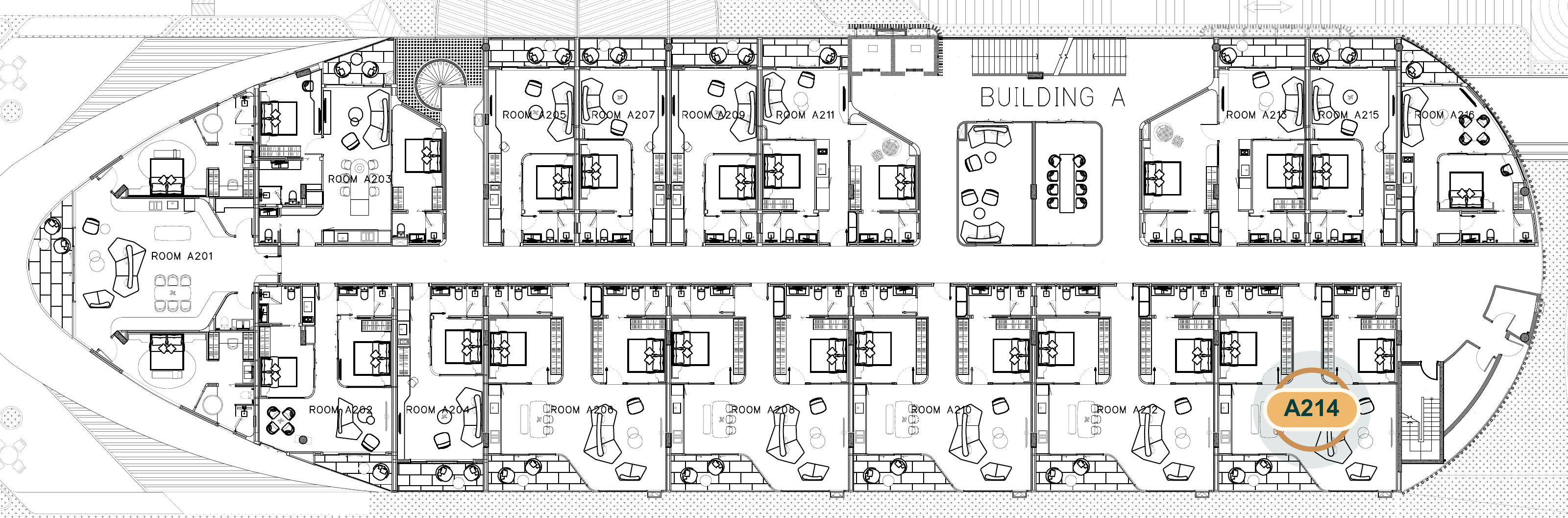 Unit location · A214