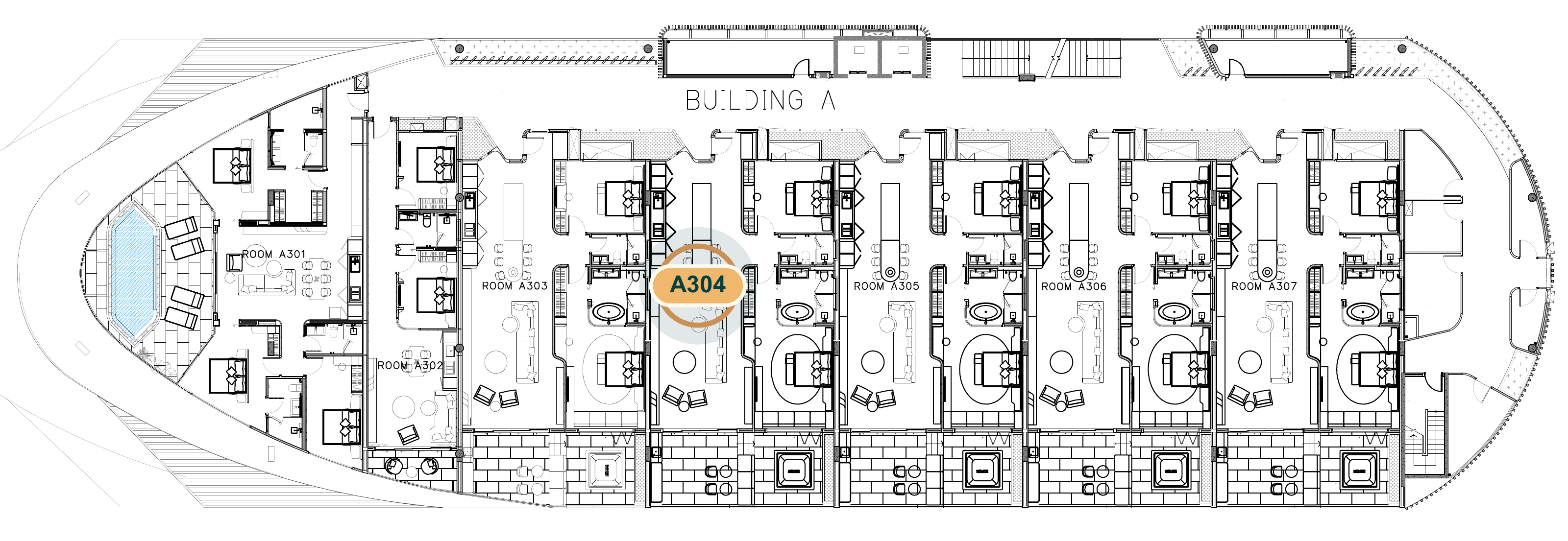 Unit location · A304