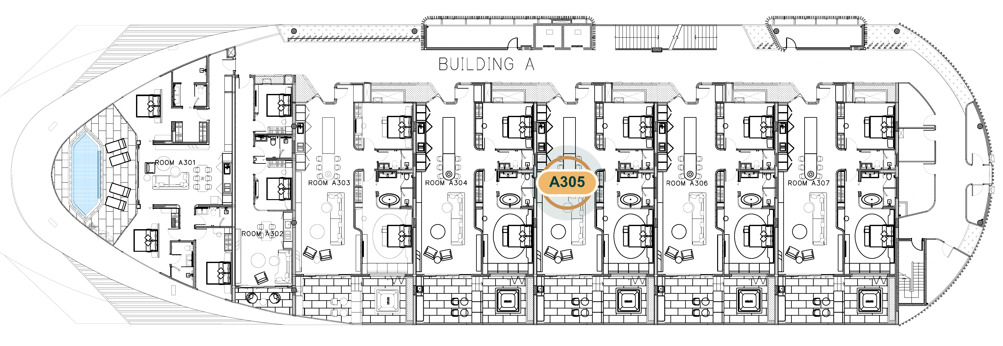 Unit location · A305